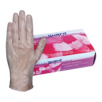 LUVA DESCARTÁVEL VINIL INCOLOR C/PÓ 6030*